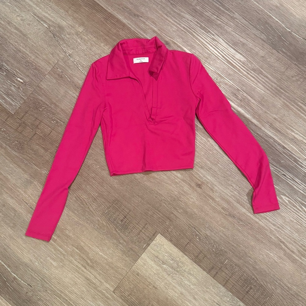 Babaton Fuchsia Long Sleeve Top